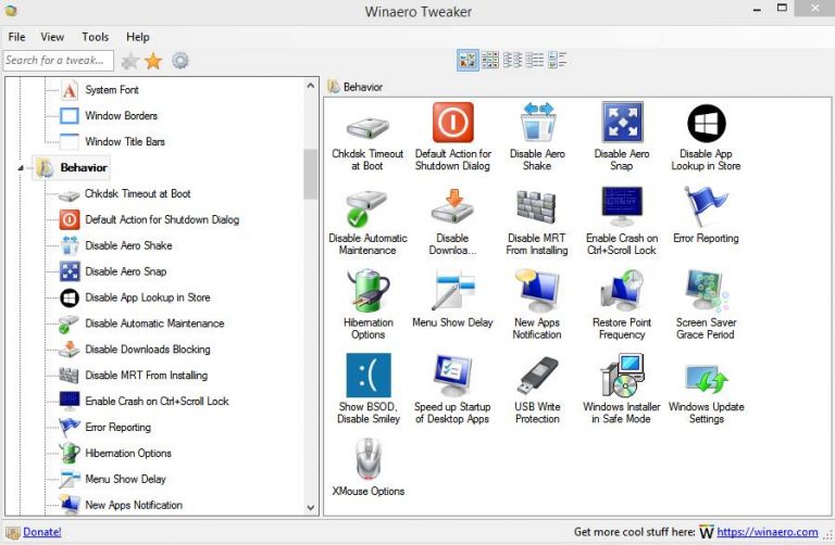 Winaero Tweaker 1.55 for mac instal free