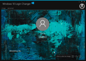 Windows 10 login changer